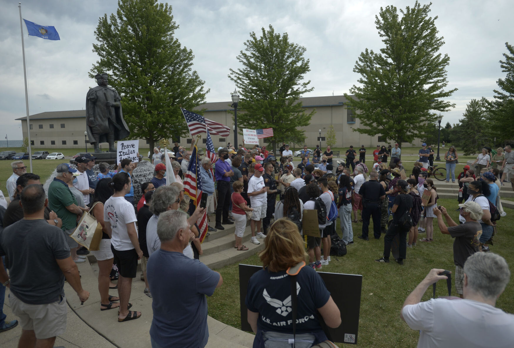 CHRISTOPHER COLUMBUS PROTEST